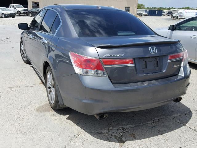 1HGCP3F80CA006419 - 2012 HONDA ACCORD EXL GRAY photo 3