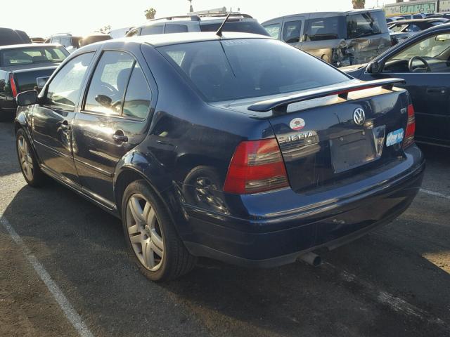 3VWSE69M53M095818 - 2003 VOLKSWAGEN JETTA GLS BLUE photo 3