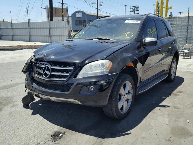 4JGBB86E79A470632 - 2009 MERCEDES-BENZ ML 350 BLACK photo 2