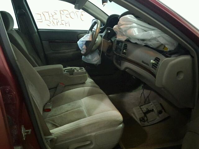 2G1WF52E059295945 - 2005 CHEVROLET IMPALA 栗色 照片 5