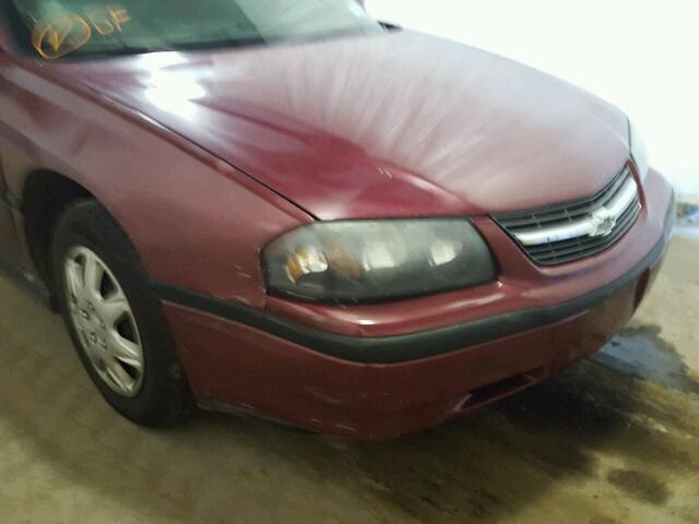 2G1WF52E059295945 - 2005 CHEVROLET IMPALA 栗色 照片 9