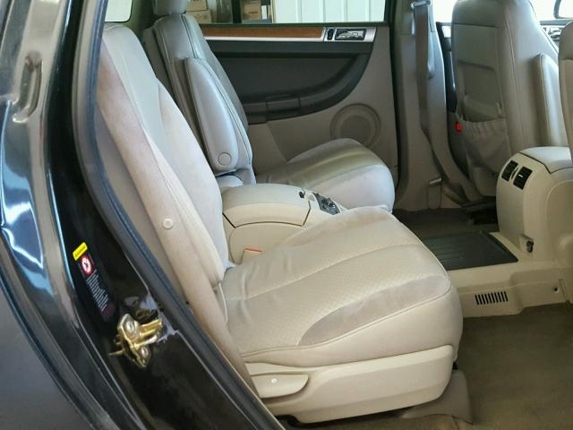 2C8GF78485R433865 - 2005 CHRYSLER PACIFICA L შავი ფოტო 6