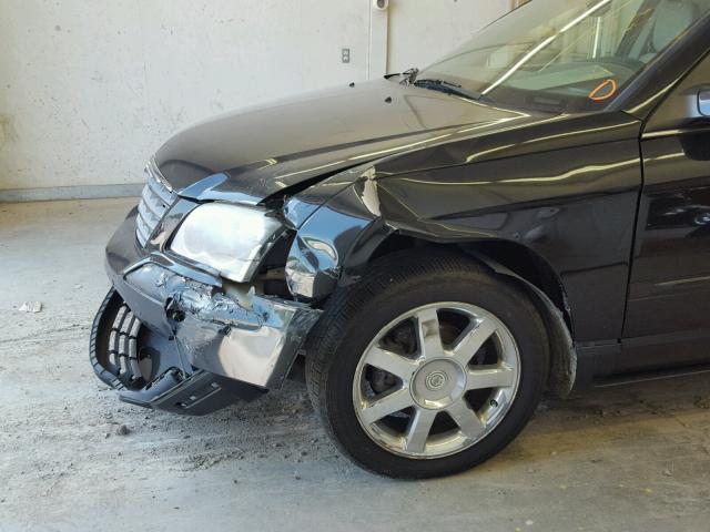 2C8GF78485R433865 - 2005 CHRYSLER PACIFICA L შავი ფოტო 9