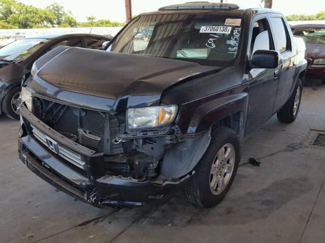 2HJYK16598H527348 - 2008 HONDA RIDGELINE BLUE photo 2