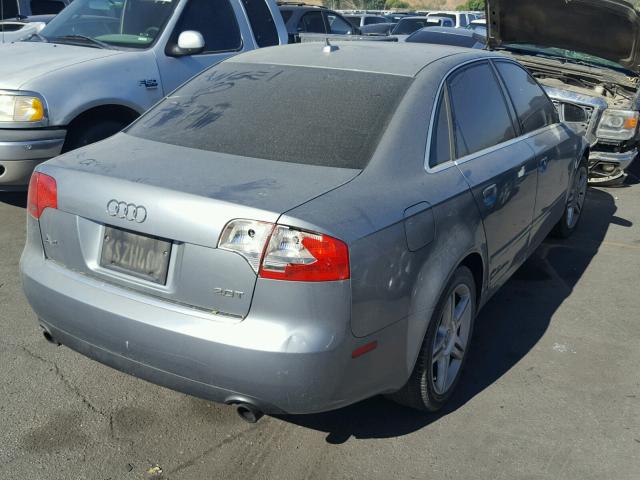 WAUAF78E97A202624 - 2007 AUDI A4 2 SILVER photo 4