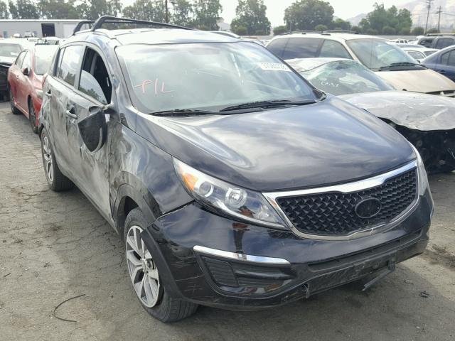 KNDPB3AC2E7556117 - 2014 KIA SPORTAGE B BLACK photo 1