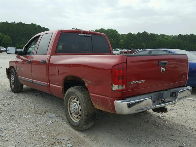 3D7KR28C36G213835 - 2006 DODGE RAM 2500 S RED photo 3