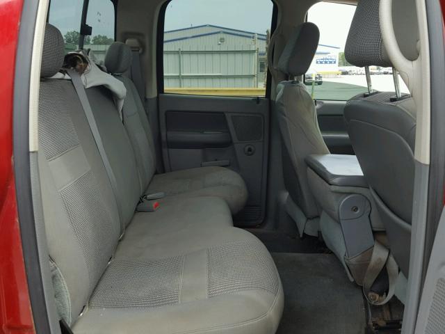3D7KR28C36G213835 - 2006 DODGE RAM 2500 S RED photo 6