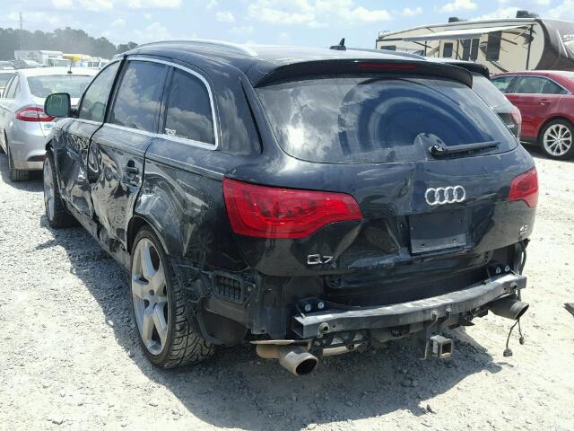 WA1BV94L17D013002 - 2007 AUDI Q7 4.2 QUA BLACK photo 3