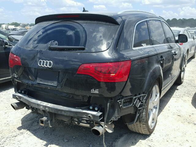 WA1BV94L17D013002 - 2007 AUDI Q7 4.2 QUA BLACK photo 4