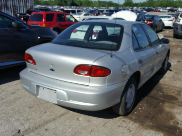 1G1JC524427203064 - 2002 CHEVROLET CAVALIER B SILVER photo 4