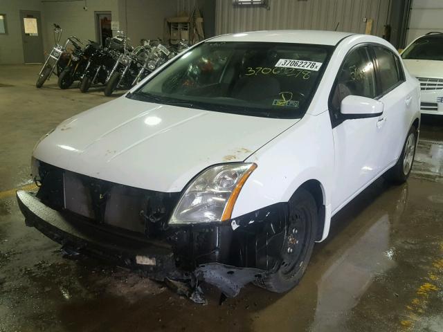 3N1AB61E78L687345 - 2008 NISSAN SENTRA 2.0 WHITE photo 2