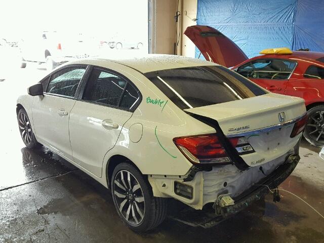 19XFB2F90EE047193 - 2014 HONDA CIVIC EXL 白色 照片 3