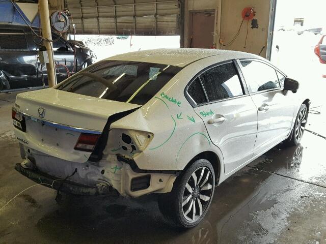 19XFB2F90EE047193 - 2014 HONDA CIVIC EXL 白色 照片 4