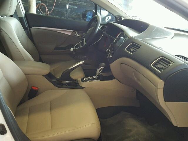 19XFB2F90EE047193 - 2014 HONDA CIVIC EXL 白色 照片 5