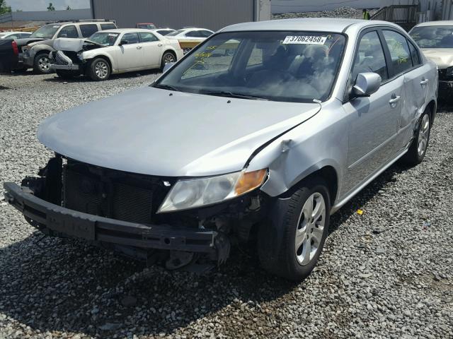 KNAGE228795302560 - 2009 KIA OPTIMA SILVER photo 2