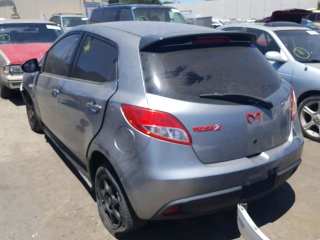 JM1DE1KZXE0183130 - 2014 MAZDA MAZDA2 SPO GRAY photo 3