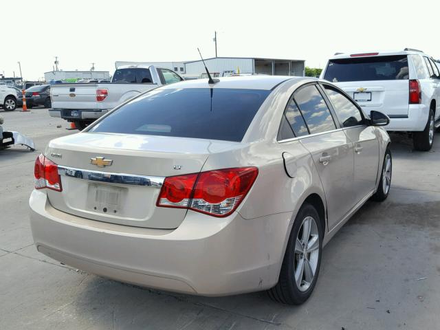 1G1PG5SC6C7276797 - 2012 CHEVROLET CRUZE LT GOLD photo 4