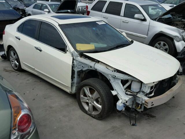 JH4CU2F60BC005692 - 2011 ACURA TSX WHITE photo 1