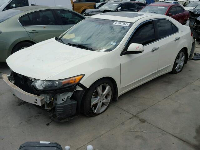 JH4CU2F60BC005692 - 2011 ACURA TSX WHITE photo 2