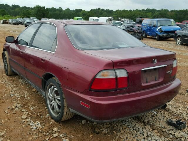 1HGCD5635TA152047 - 1996 HONDA ACCORD LX MAROON photo 3