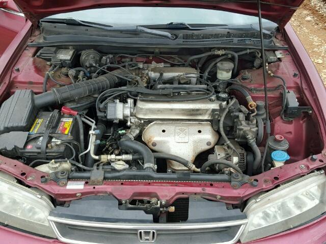 1HGCD5635TA152047 - 1996 HONDA ACCORD LX MAROON photo 7