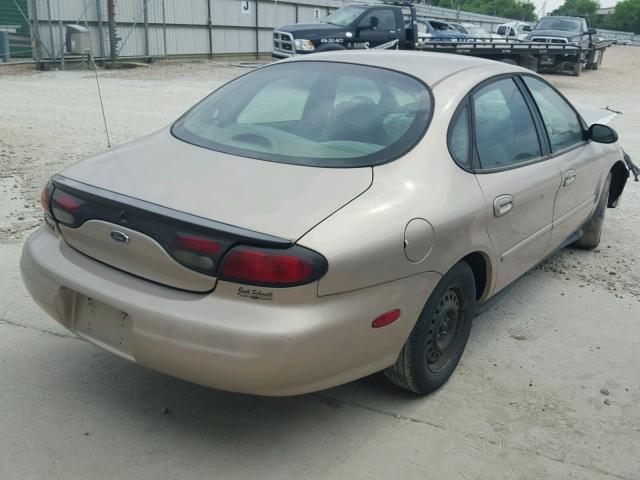 1FAFP52U4XG267569 - 1999 FORD TAURUS LX TAN photo 4