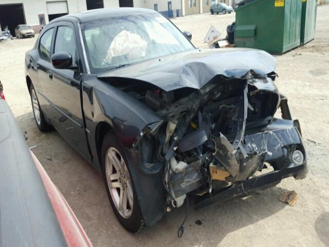 2B3KA53H77H616886 - 2007 DODGE CHARGER BLACK photo 1