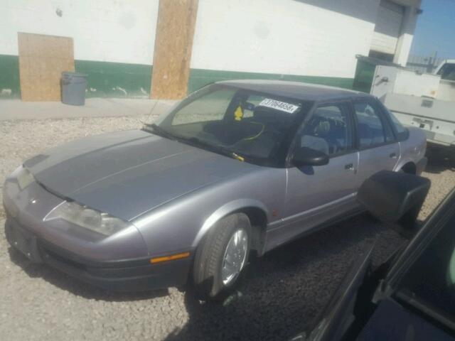 1G8ZH5281SZ144701 - 1995 SATURN SL1 GRAY photo 2