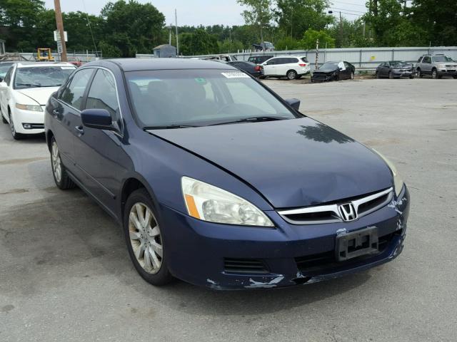 1HGCM66447A073859 - 2007 HONDA ACCORD SE BLUE photo 1