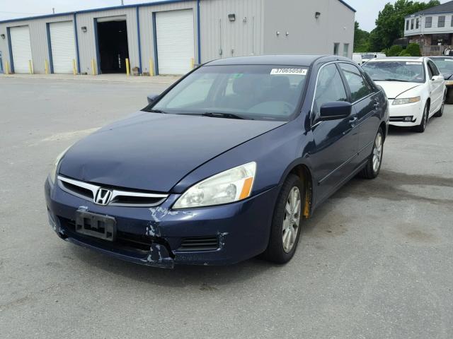 1HGCM66447A073859 - 2007 HONDA ACCORD SE BLUE photo 2