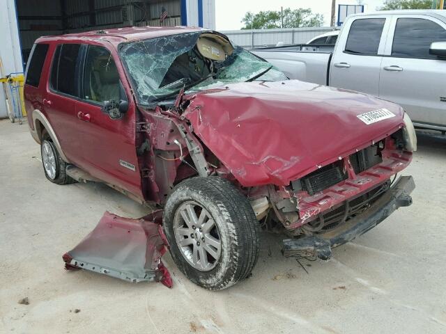 1FMEU64E36UA98232 - 2006 FORD EXPLORER MAROON photo 1