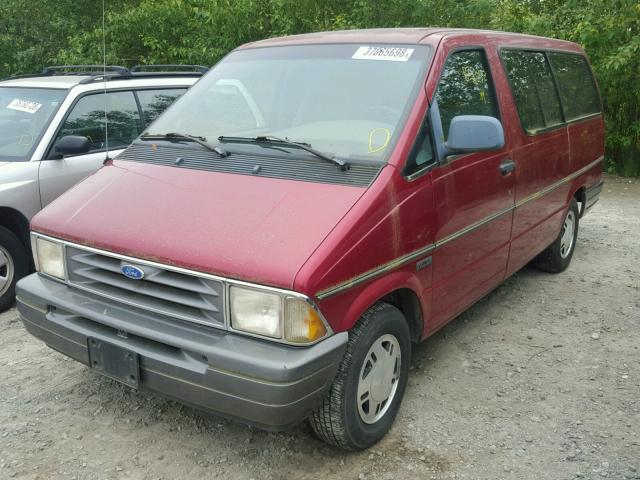 1FMDA41X1TZA66196 - 1996 FORD AEROSTAR RED photo 2