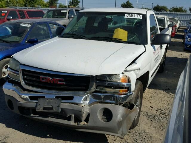 1GTEC14V04Z190604 - 2004 GMC NEW SIERRA WHITE photo 2