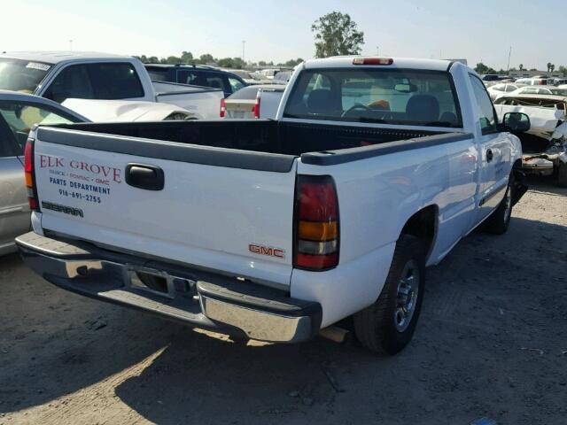 1GTEC14V04Z190604 - 2004 GMC NEW SIERRA WHITE photo 4