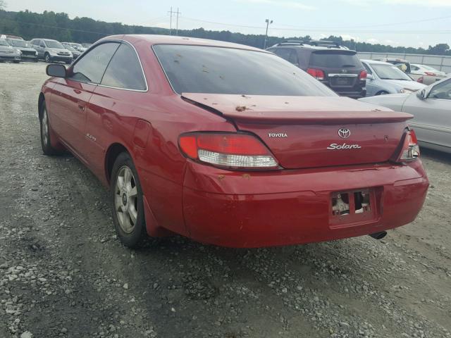 2T1CF22P1YC323041 - 2000 TOYOTA CAMRY SOLA RED photo 3