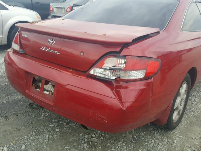 2T1CF22P1YC323041 - 2000 TOYOTA CAMRY SOLA RED photo 9