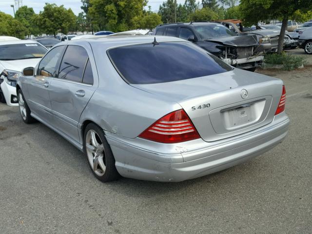 WDBNG70J76A470367 - 2006 MERCEDES-BENZ S 430 SILVER photo 3