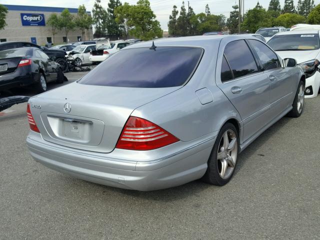 WDBNG70J76A470367 - 2006 MERCEDES-BENZ S 430 SILVER photo 4