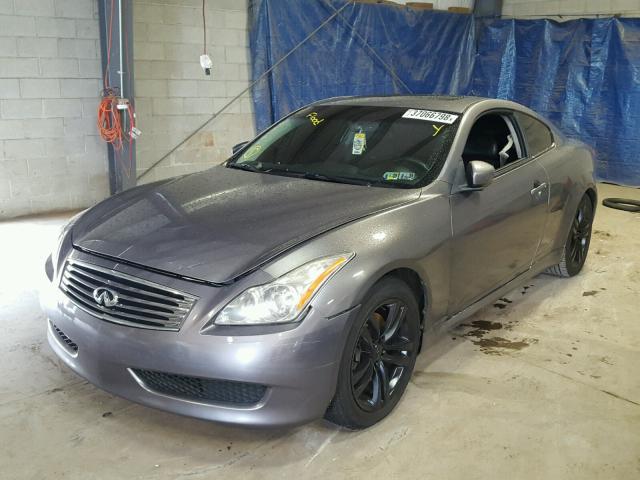 JNKCV64EX8M101248 - 2008 INFINITI G37 BASE SILVER photo 2