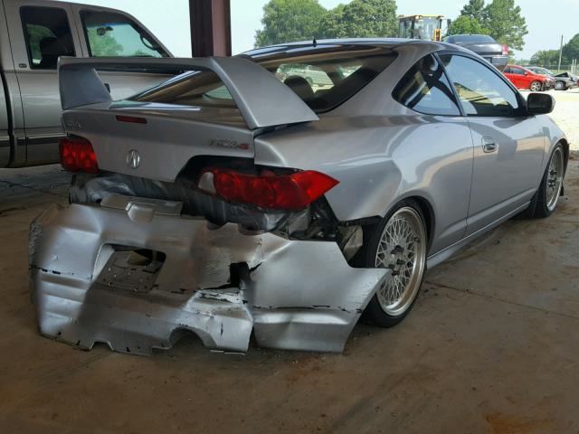 JH4DC53082C028579 - 2002 ACURA RSX TYPE-S SILVER photo 4