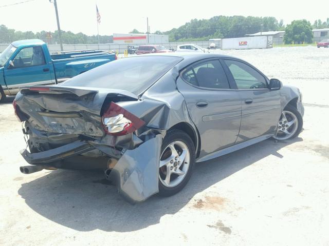 2G2WR524841350777 - 2004 PONTIAC GRAND PRIX GRAY photo 4
