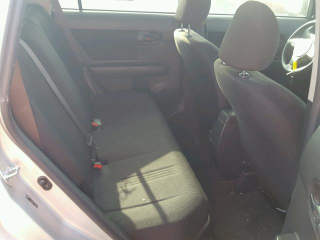 JTLKE50E991091302 - 2009 TOYOTA SCION XB ვერცხლისფერი ფოტო 6