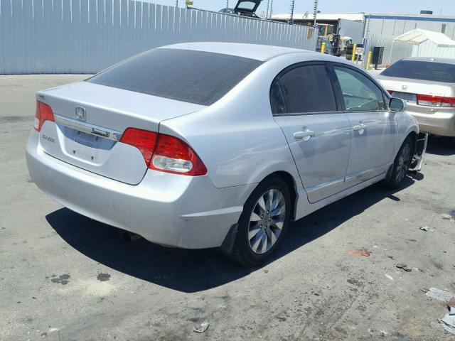 2HGFA1F9XBH504493 - 2011 HONDA CIVIC EXL 银色 照片 4