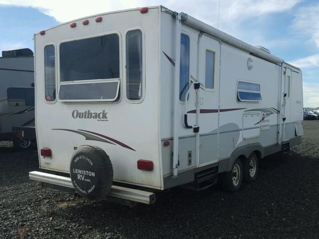 4YDT26R226G922541 - 2006 KEYSTONE OUTBACK WHITE photo 4