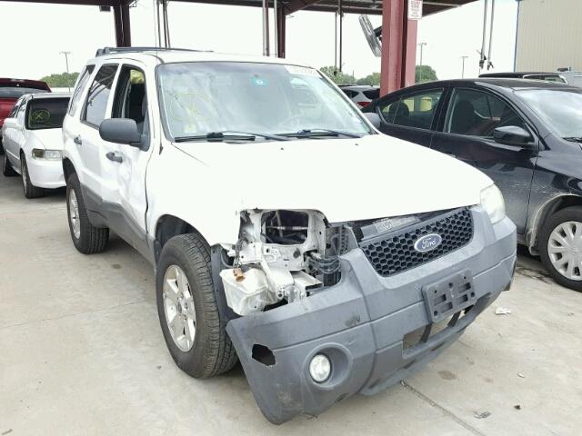 1FMCU03127KA41309 - 2007 FORD ESCAPE WHITE photo 1