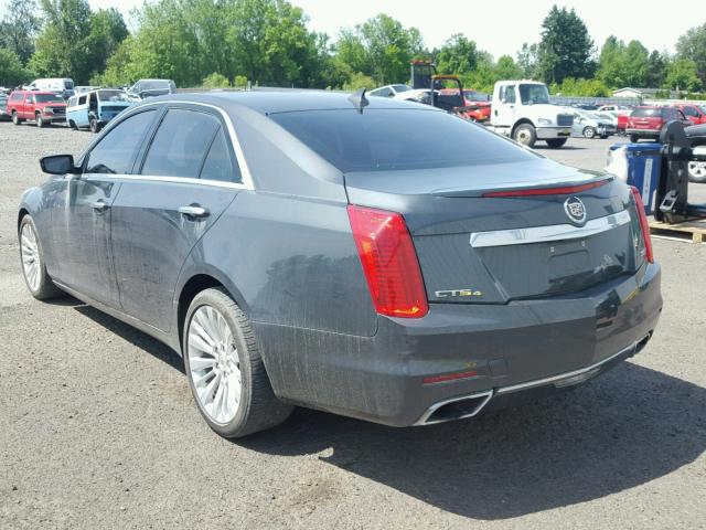 1G6AX5SX9E0169290 - 2014 CADILLAC CTS LUXURY GRAY photo 3