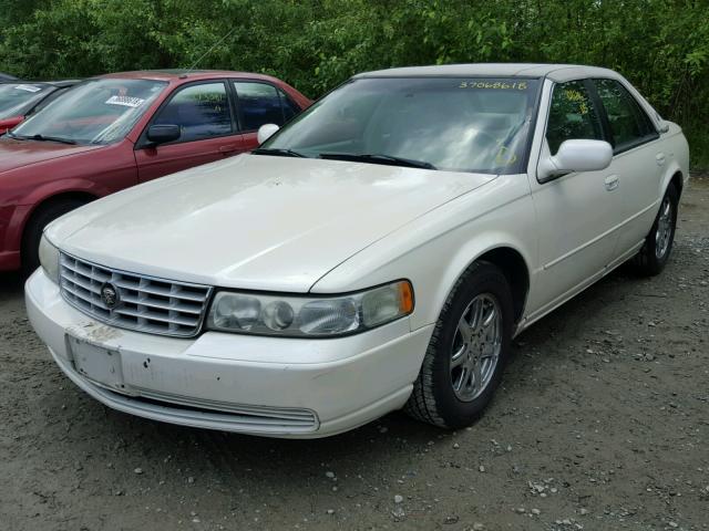 1G6KS54Y51U251965 - 2001 CADILLAC SEVILLE SL WHITE photo 2