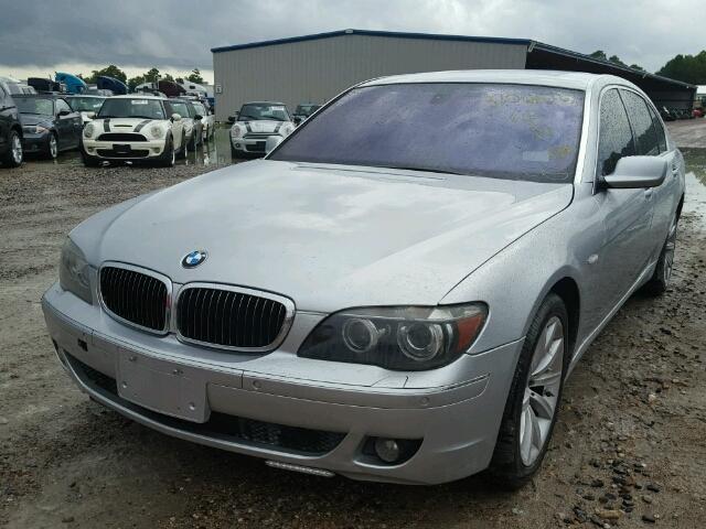 WBAHN83507DT72190 - 2007 BMW 750LI SILVER photo 2