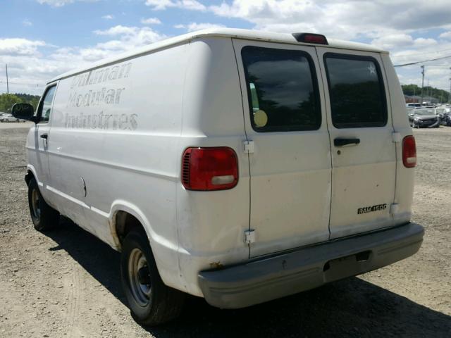 2B7HB11Y8YK108688 - 2000 DODGE RAM VAN B1 WHITE photo 3